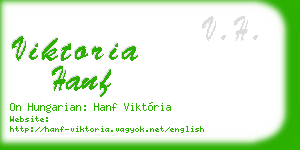 viktoria hanf business card